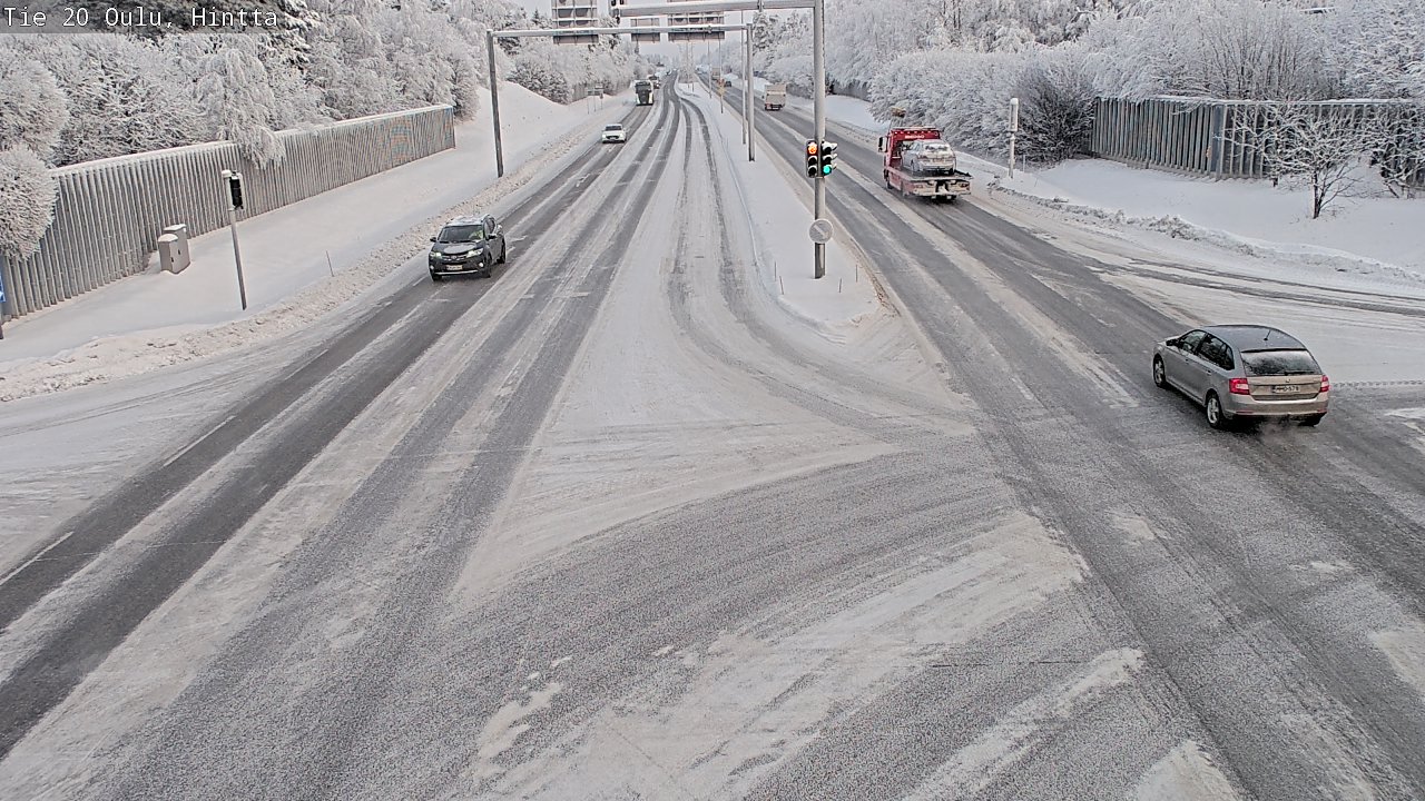 Weather Camera Image Road 20 Oulu, Hintta, Oulu, Pohjois-Pohjanmaa