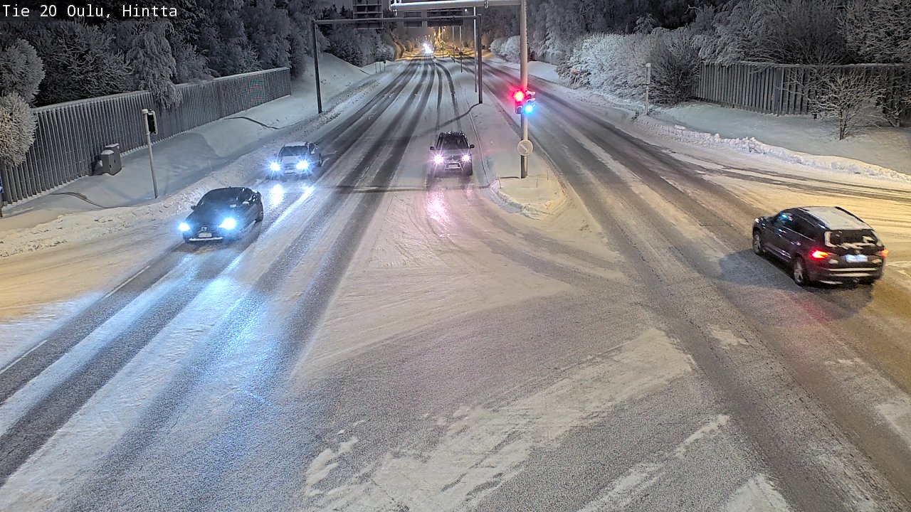 Weather Camera Image Road 20 Oulu, Hintta, Oulu, Pohjois-Pohjanmaa