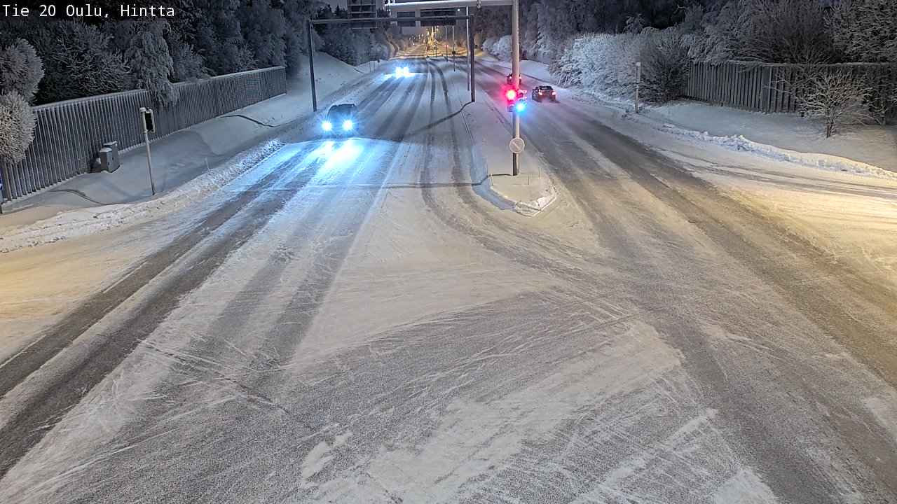 Weather Camera Image Road 20 Oulu, Hintta, Oulu, Pohjois-Pohjanmaa