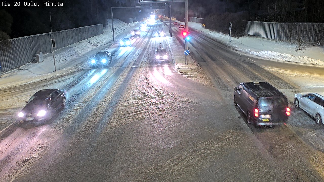 Weather Camera Image Road 20 Oulu, Hintta, Oulu, Pohjois-Pohjanmaa