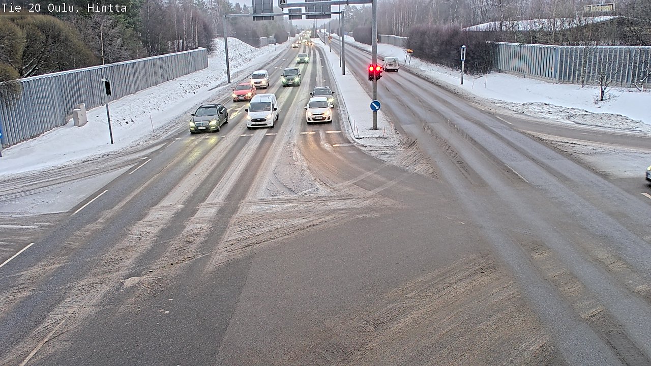 Weather Camera Image Road 20 Oulu, Hintta, Oulu, Pohjois-Pohjanmaa