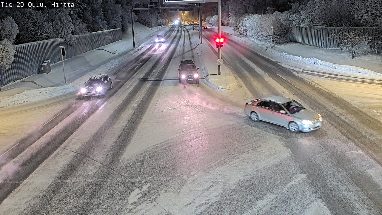 Weather Camera Image Road 20 Oulu, Hintta, Oulu, Pohjois-Pohjanmaa