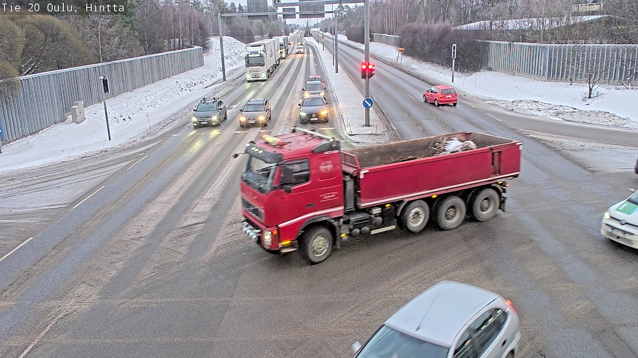 Weather Camera Image Road 20 Oulu, Hintta, Oulu, Pohjois-Pohjanmaa