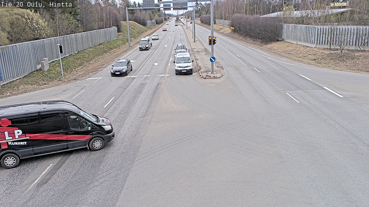 Weather Camera Image Road 20 Oulu, Hintta, Oulu, Pohjois-Pohjanmaa