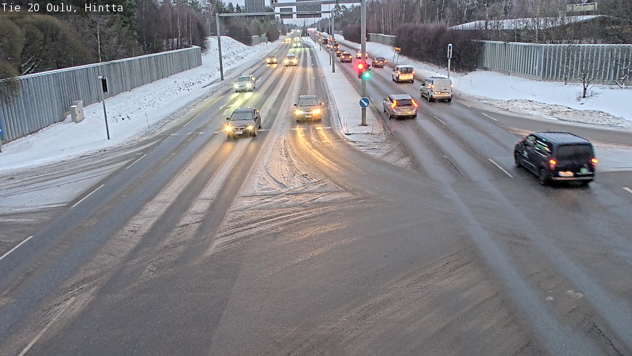 Weather Camera Image Road 20 Oulu, Hintta, Oulu, Pohjois-Pohjanmaa
