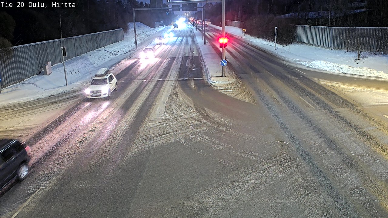Weather Camera Image Road 20 Oulu, Hintta, Oulu, Pohjois-Pohjanmaa