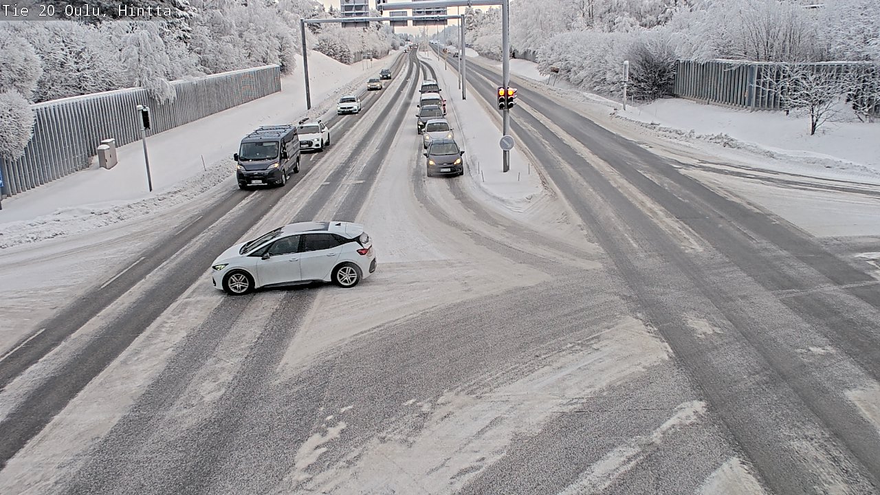 Weather Camera Image Road 20 Oulu, Hintta, Oulu, Pohjois-Pohjanmaa