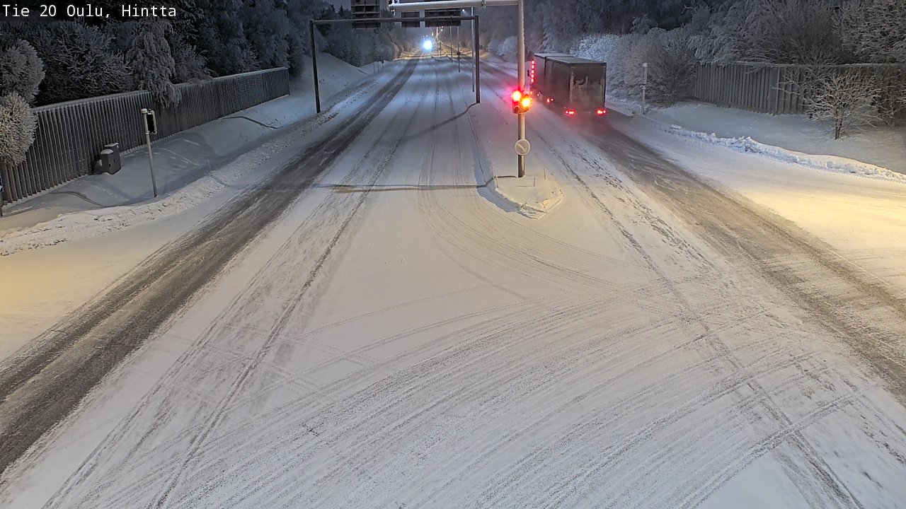 Weather Camera Image Road 20 Oulu, Hintta, Oulu, Pohjois-Pohjanmaa