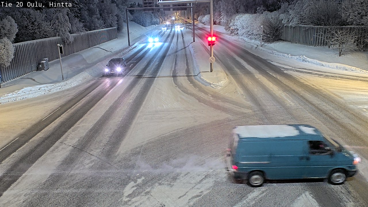Weather Camera Image Road 20 Oulu, Hintta, Oulu, Pohjois-Pohjanmaa