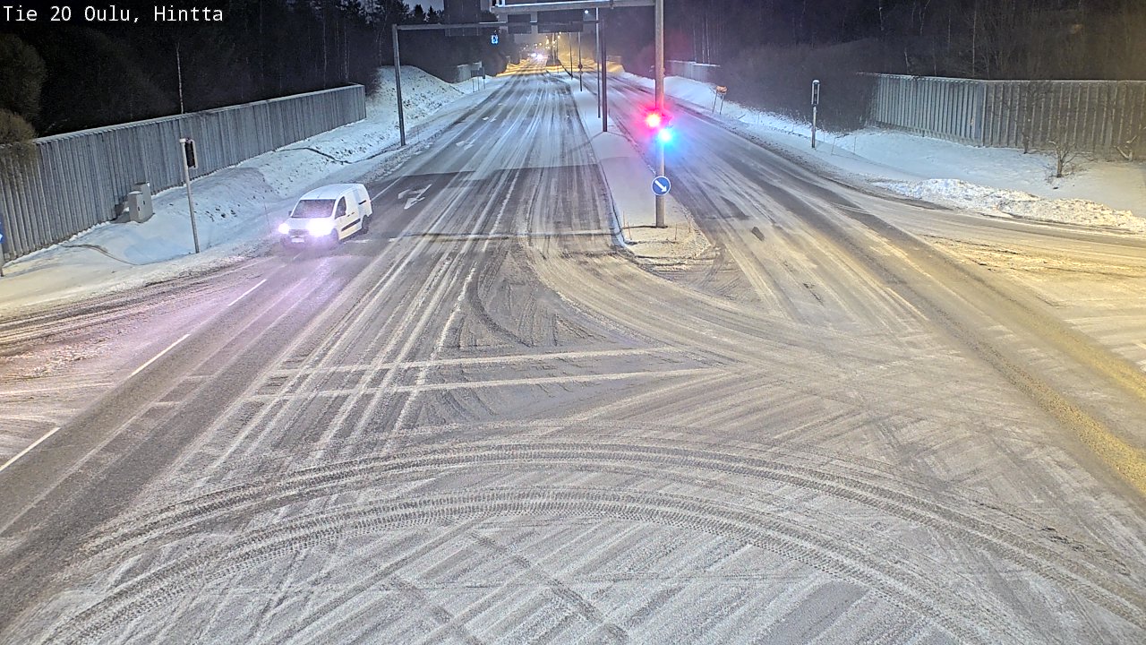 Weather Camera Image Road 20 Oulu, Hintta, Oulu, Pohjois-Pohjanmaa