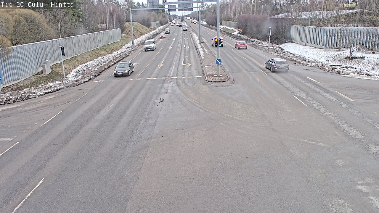 Weather Camera Image Road 20 Oulu, Hintta, Oulu, Pohjois-Pohjanmaa