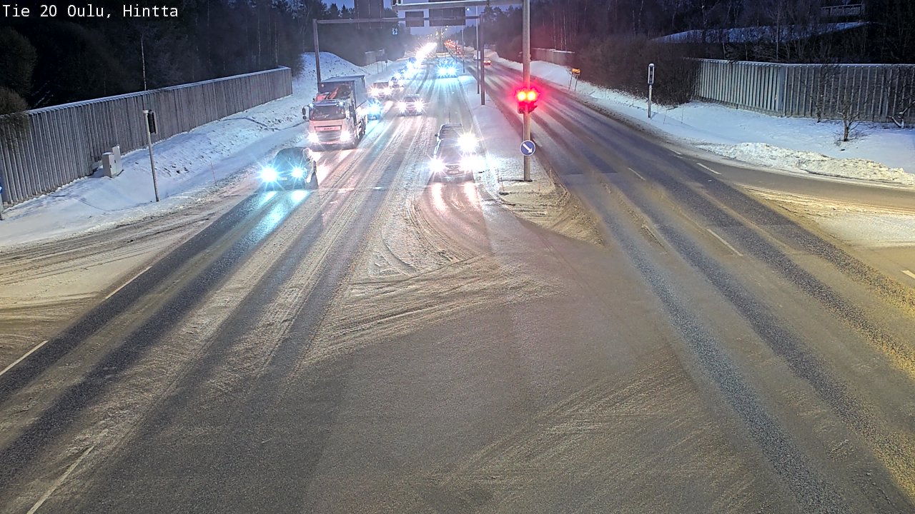 Weather Camera Image Road 20 Oulu, Hintta, Oulu, Pohjois-Pohjanmaa