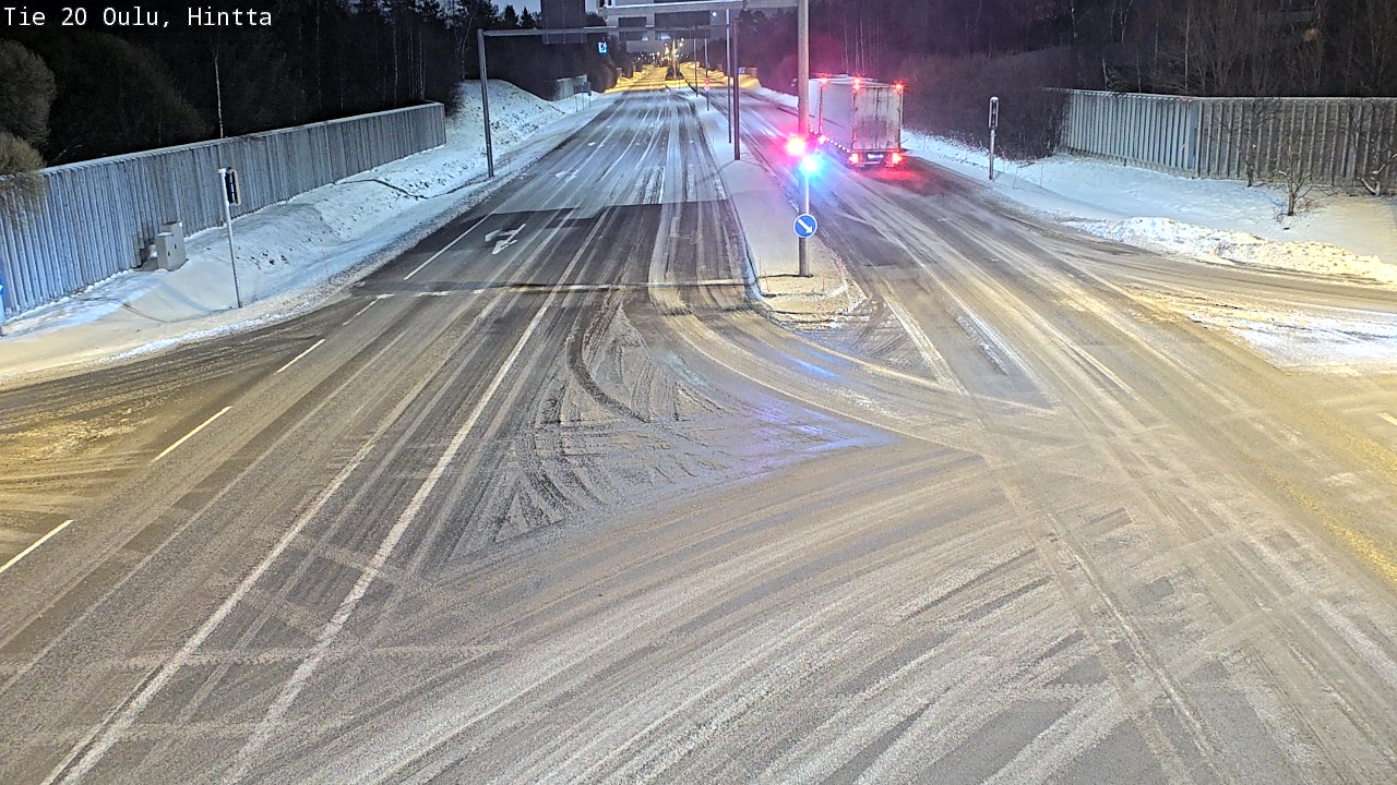 Weather Camera Image Road 20 Oulu, Hintta, Oulu, Pohjois-Pohjanmaa