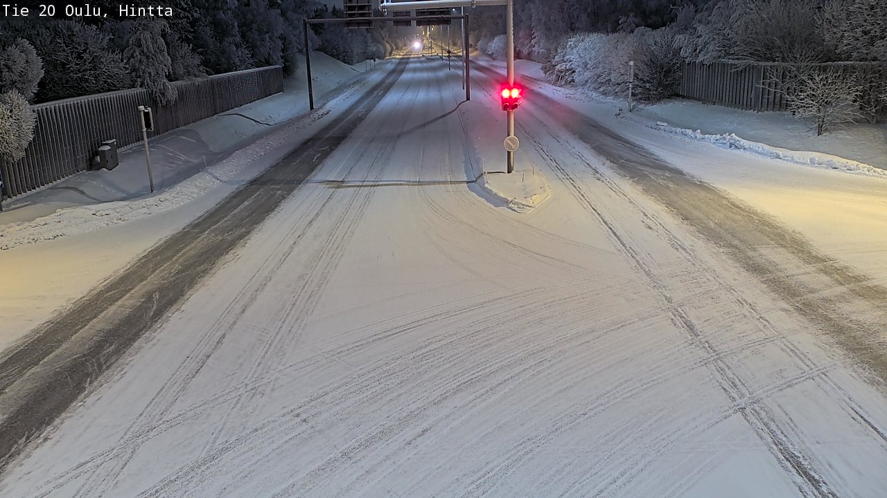 Weather Camera Image Road 20 Oulu, Hintta, Oulu, Pohjois-Pohjanmaa