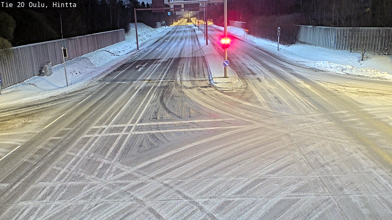 Weather Camera Image Road 20 Oulu, Hintta, Oulu, Pohjois-Pohjanmaa