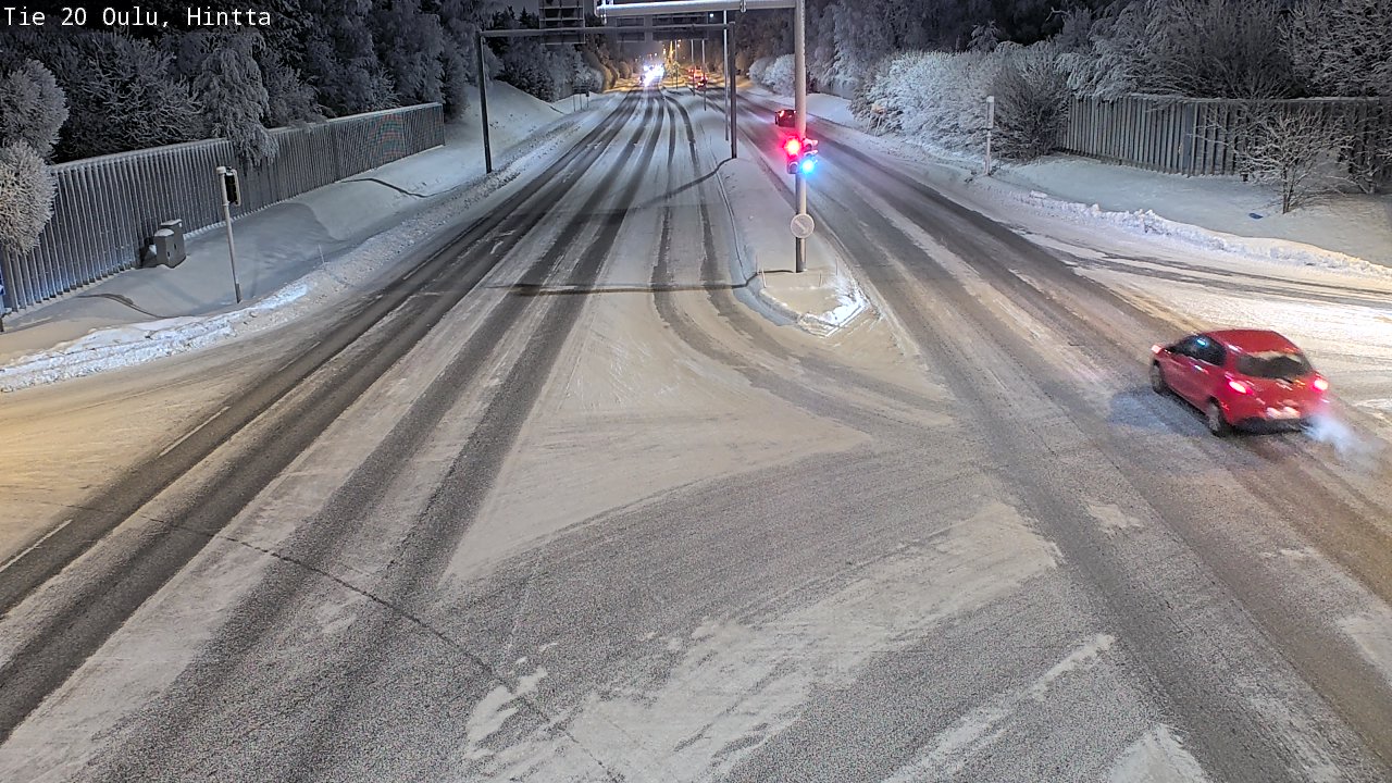 Weather Camera Image Road 20 Oulu, Hintta, Oulu, Pohjois-Pohjanmaa