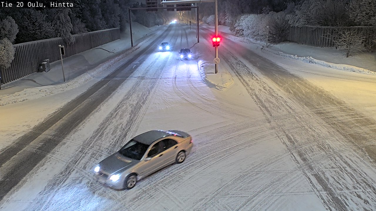Weather Camera Image Road 20 Oulu, Hintta, Oulu, Pohjois-Pohjanmaa