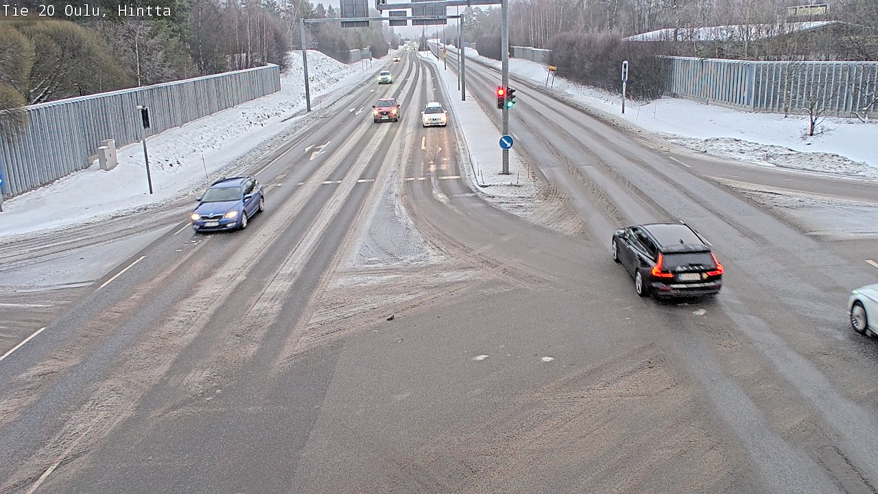 Weather Camera Image Road 20 Oulu, Hintta, Oulu, Pohjois-Pohjanmaa