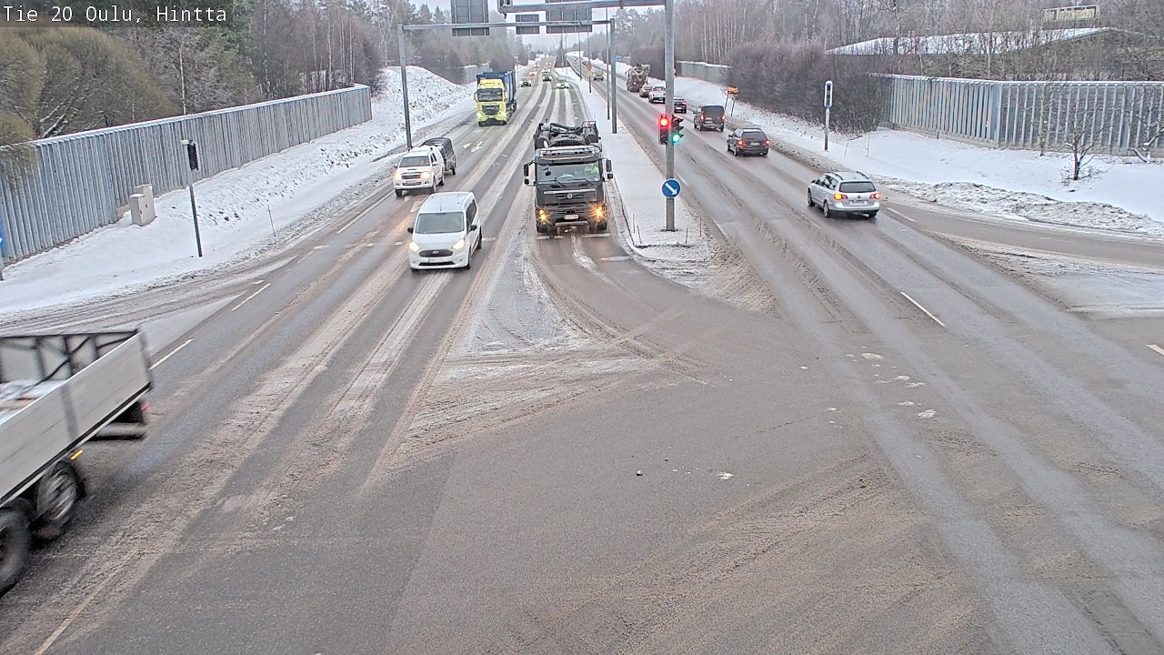 Weather Camera Image Road 20 Oulu, Hintta, Oulu, Pohjois-Pohjanmaa