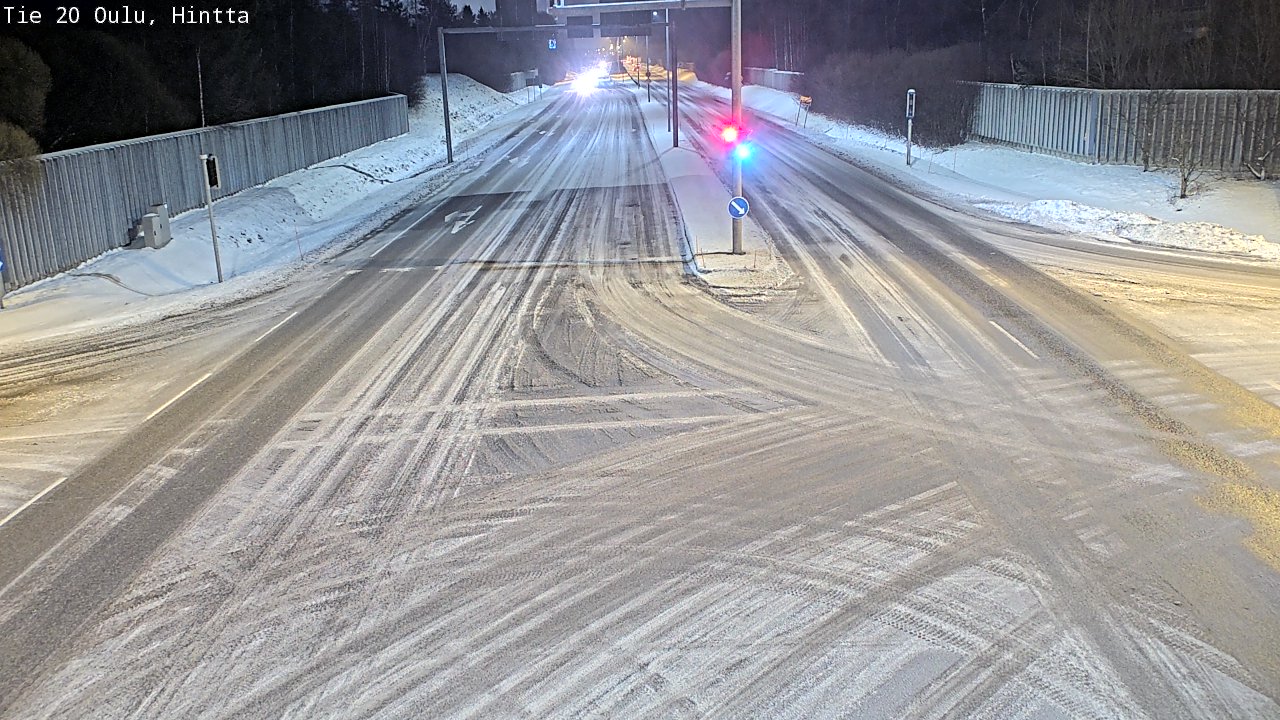 Weather Camera Image Road 20 Oulu, Hintta, Oulu, Pohjois-Pohjanmaa