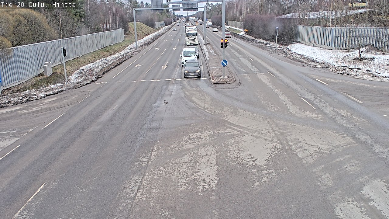 Weather Camera Image Road 20 Oulu, Hintta, Oulu, Pohjois-Pohjanmaa