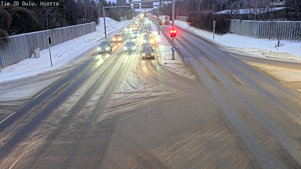 Weather Camera Image Road 20 Oulu, Hintta, Oulu, Pohjois-Pohjanmaa