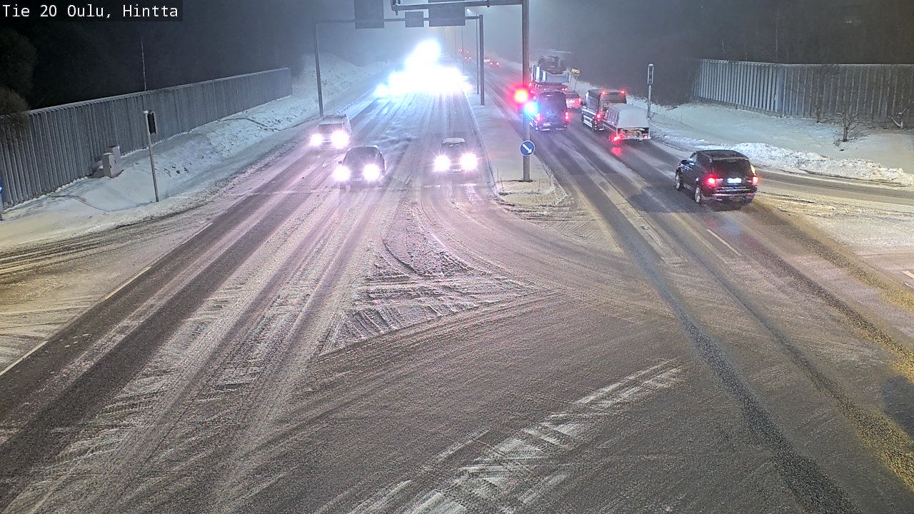 Weather Camera Image Road 20 Oulu, Hintta, Oulu, Pohjois-Pohjanmaa