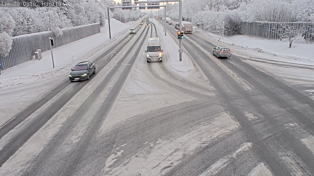 Weather Camera Image Road 20 Oulu, Hintta, Oulu, Pohjois-Pohjanmaa
