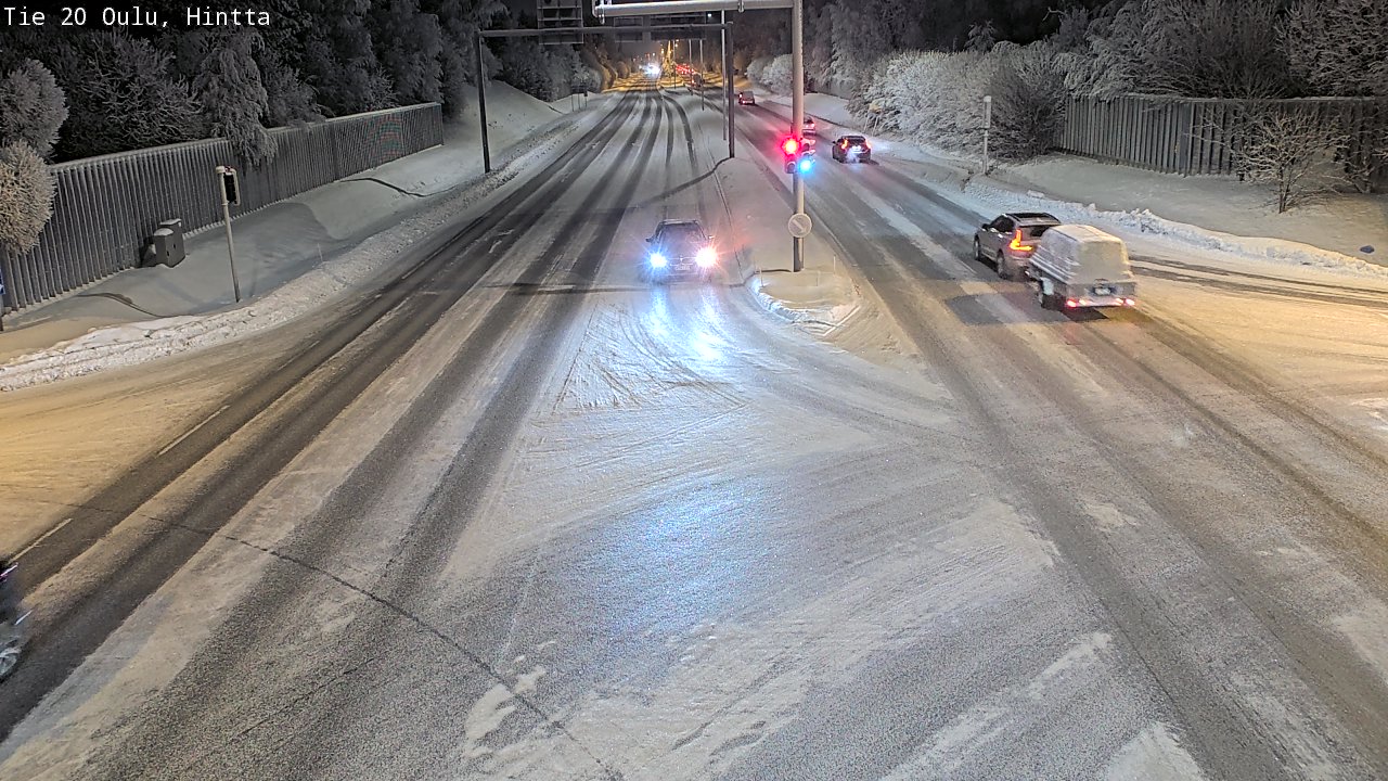 Weather Camera Image Road 20 Oulu, Hintta, Oulu, Pohjois-Pohjanmaa