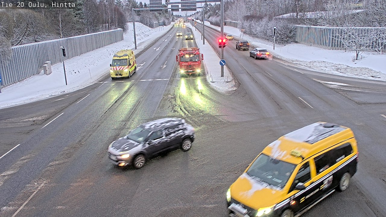 Weather Camera Image Väg 20 Uleåborg, Hintta, Oulu, Pohjois-Pohjanmaa
