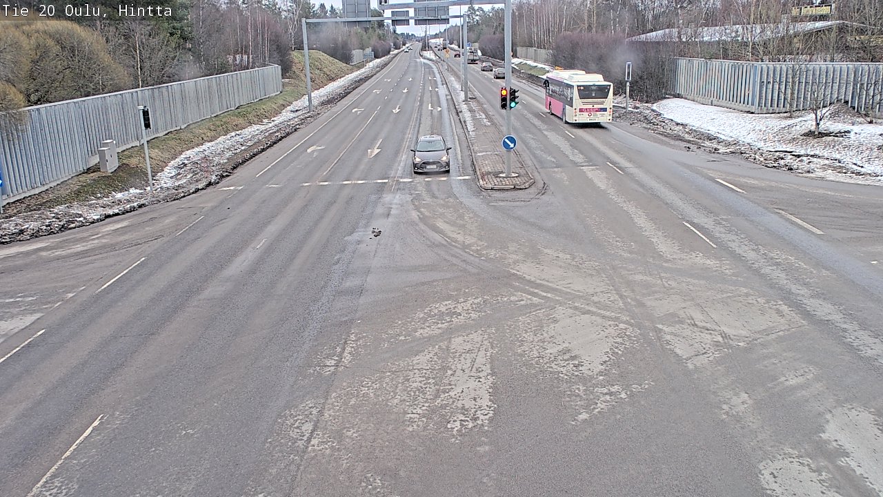 Weather Camera Image Road 20 Oulu, Hintta, Oulu, Pohjois-Pohjanmaa