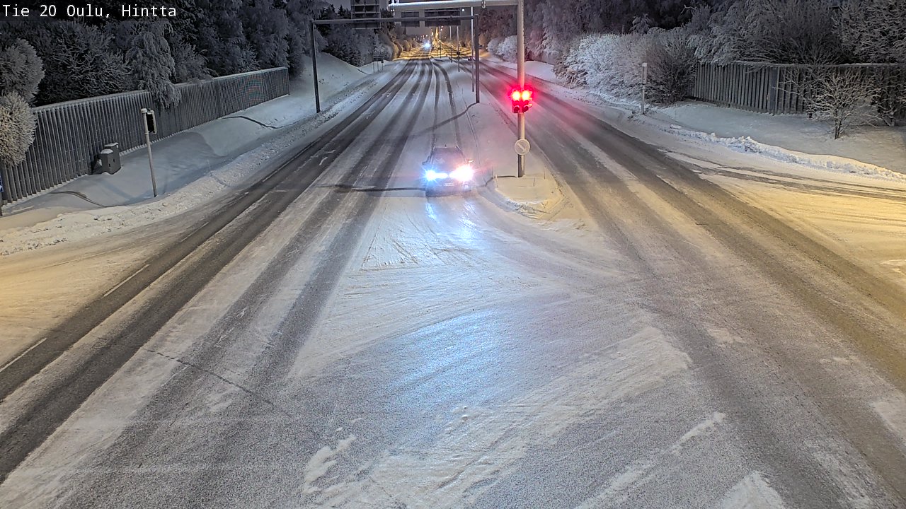 Weather Camera Image Road 20 Oulu, Hintta, Oulu, Pohjois-Pohjanmaa