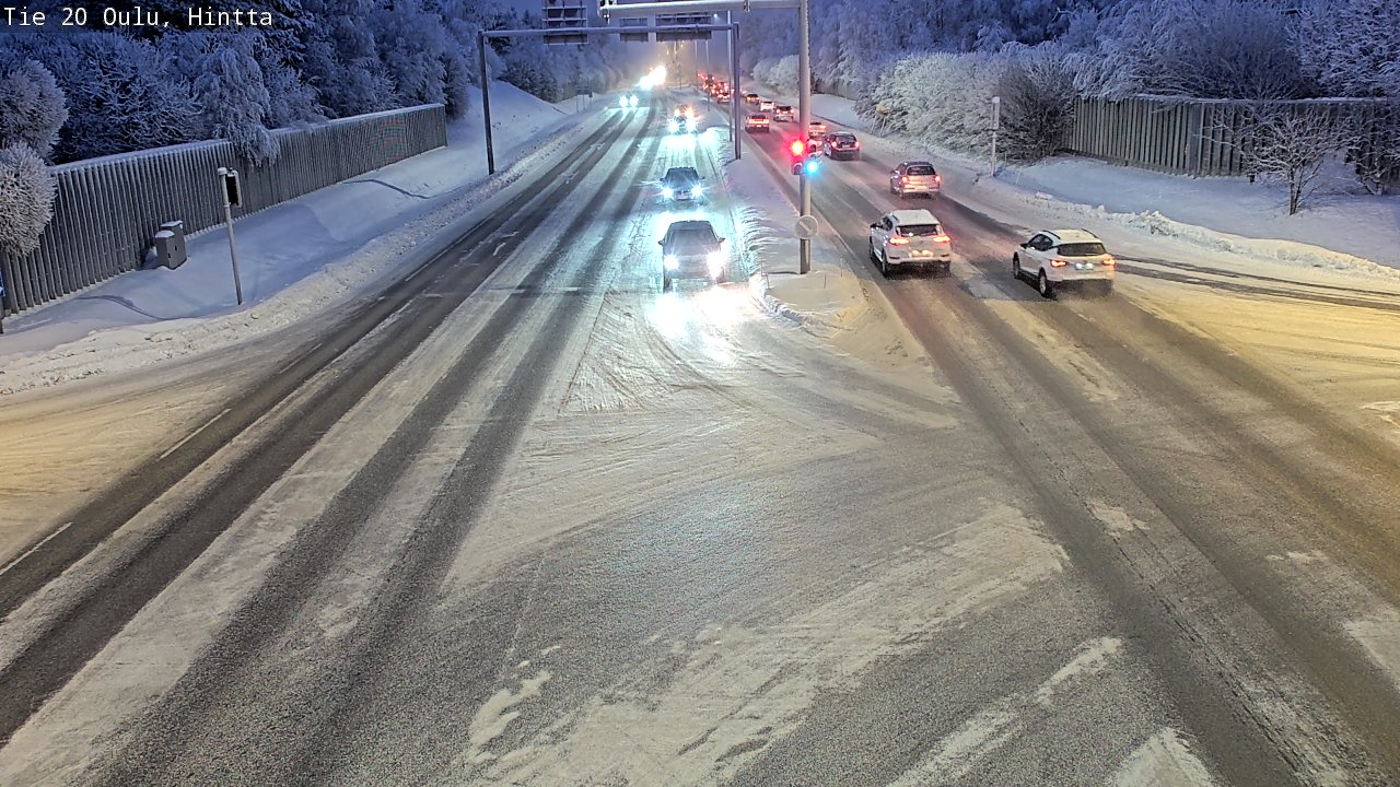 Weather Camera Image Road 20 Oulu, Hintta, Oulu, Pohjois-Pohjanmaa