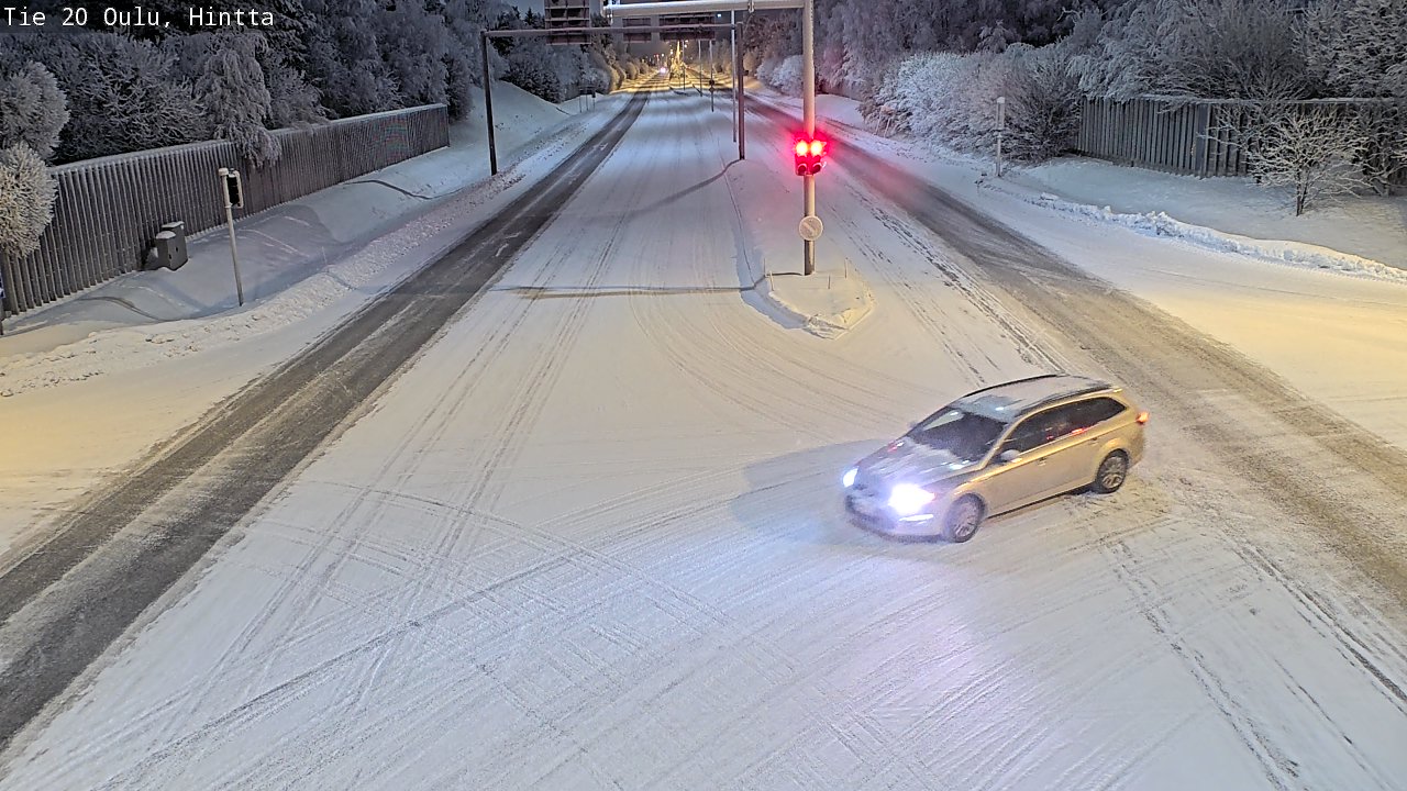 Weather Camera Image Road 20 Oulu, Hintta, Oulu, Pohjois-Pohjanmaa