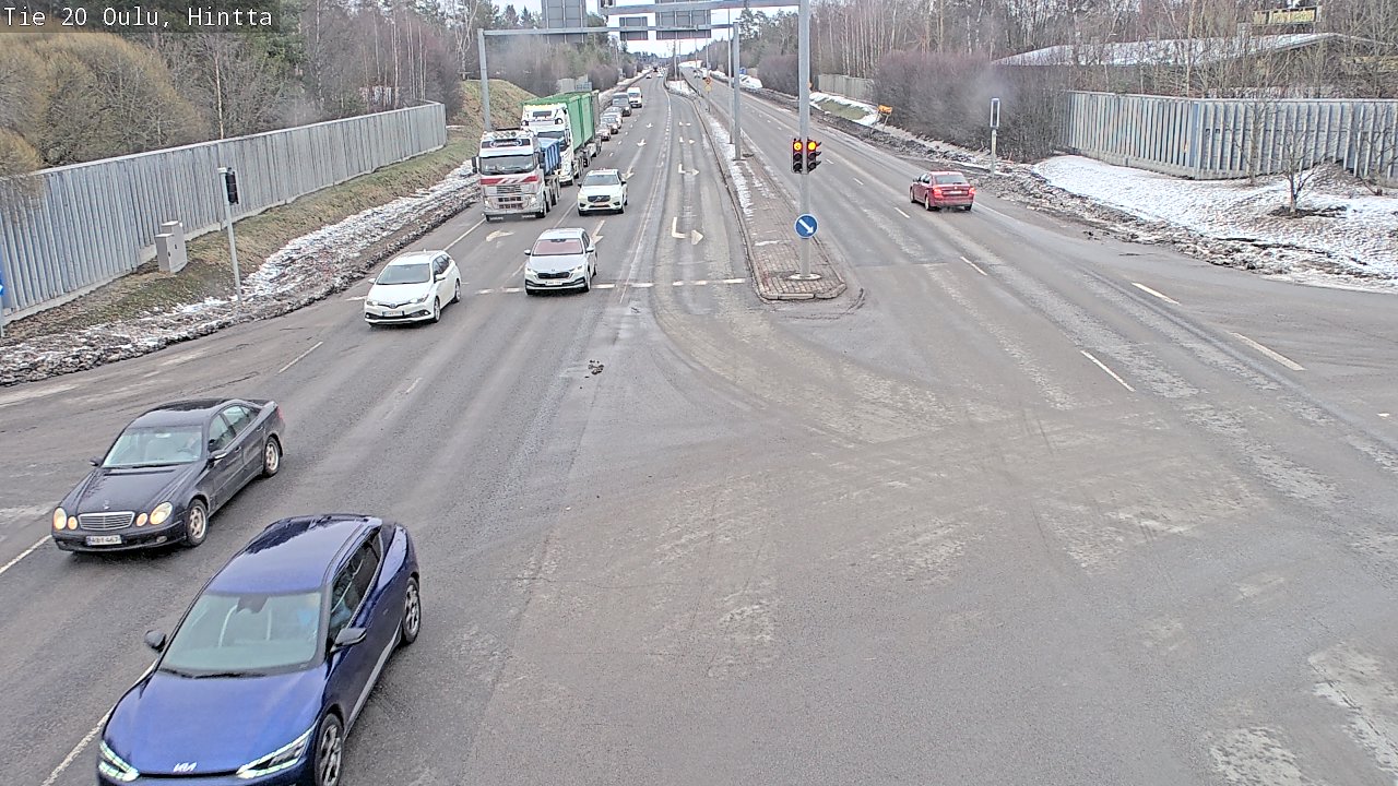 Weather Camera Image Road 20 Oulu, Hintta, Oulu, Pohjois-Pohjanmaa