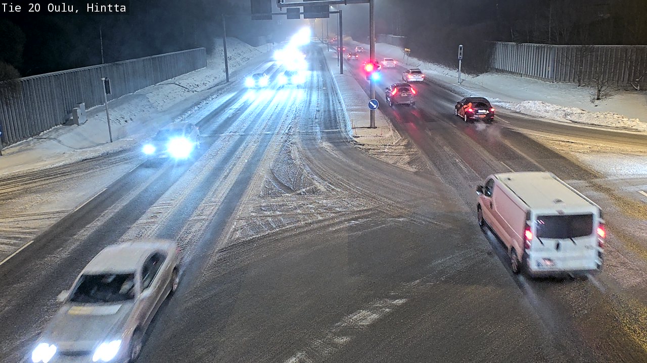 Weather Camera Image Road 20 Oulu, Hintta, Oulu, Pohjois-Pohjanmaa