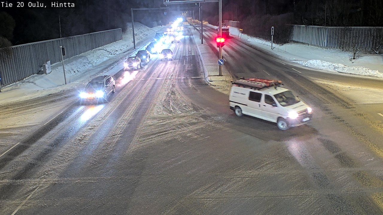 Weather Camera Image Road 20 Oulu, Hintta, Oulu, Pohjois-Pohjanmaa