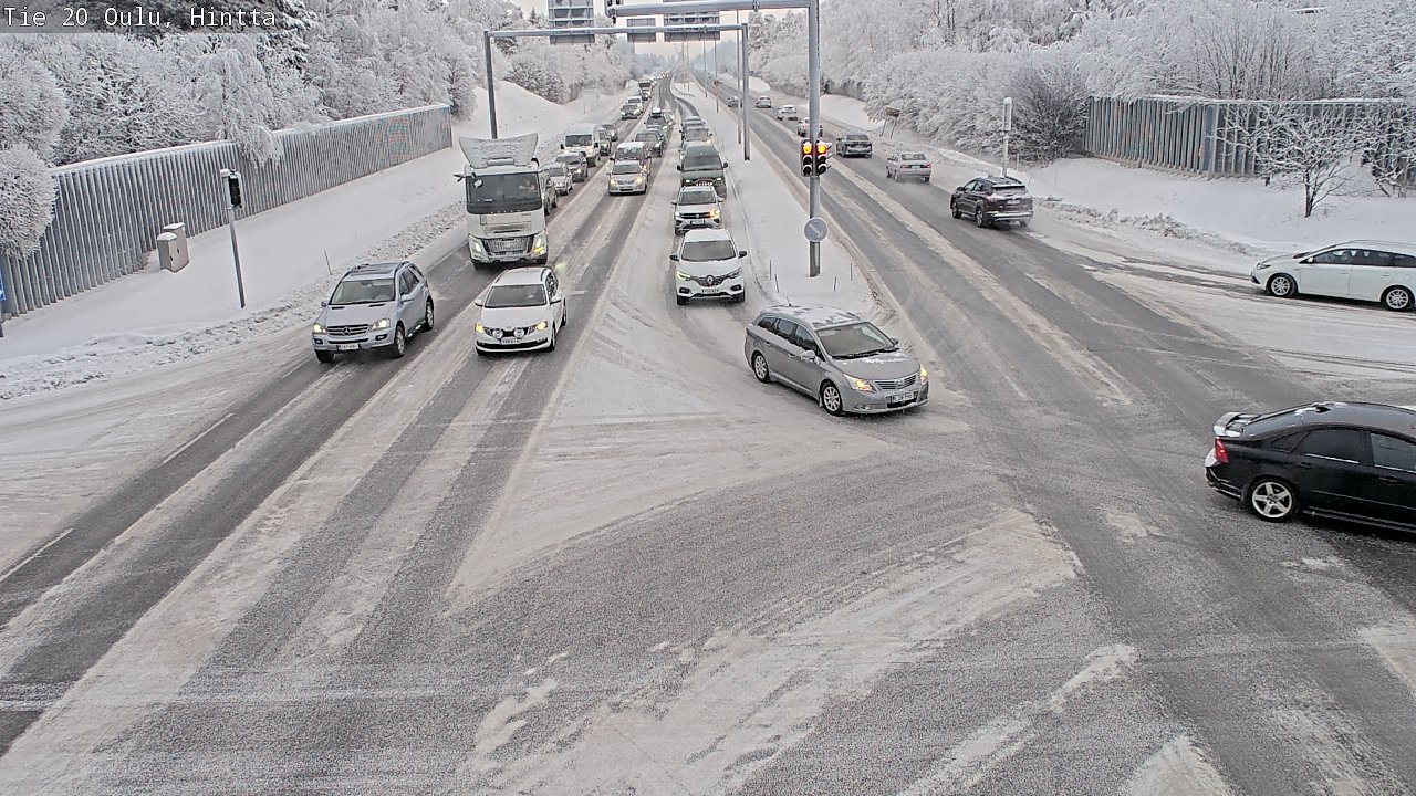 Weather Camera Image Road 20 Oulu, Hintta, Oulu, Pohjois-Pohjanmaa