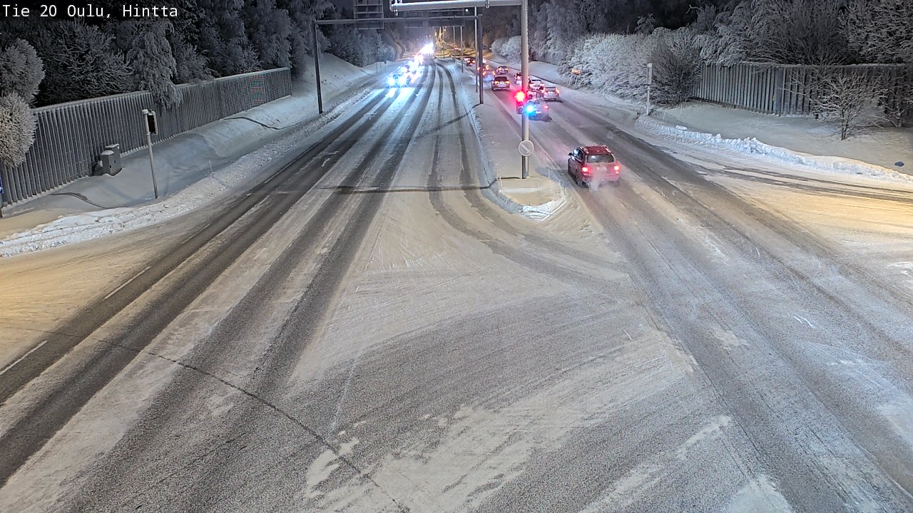Weather Camera Image Road 20 Oulu, Hintta, Oulu, Pohjois-Pohjanmaa