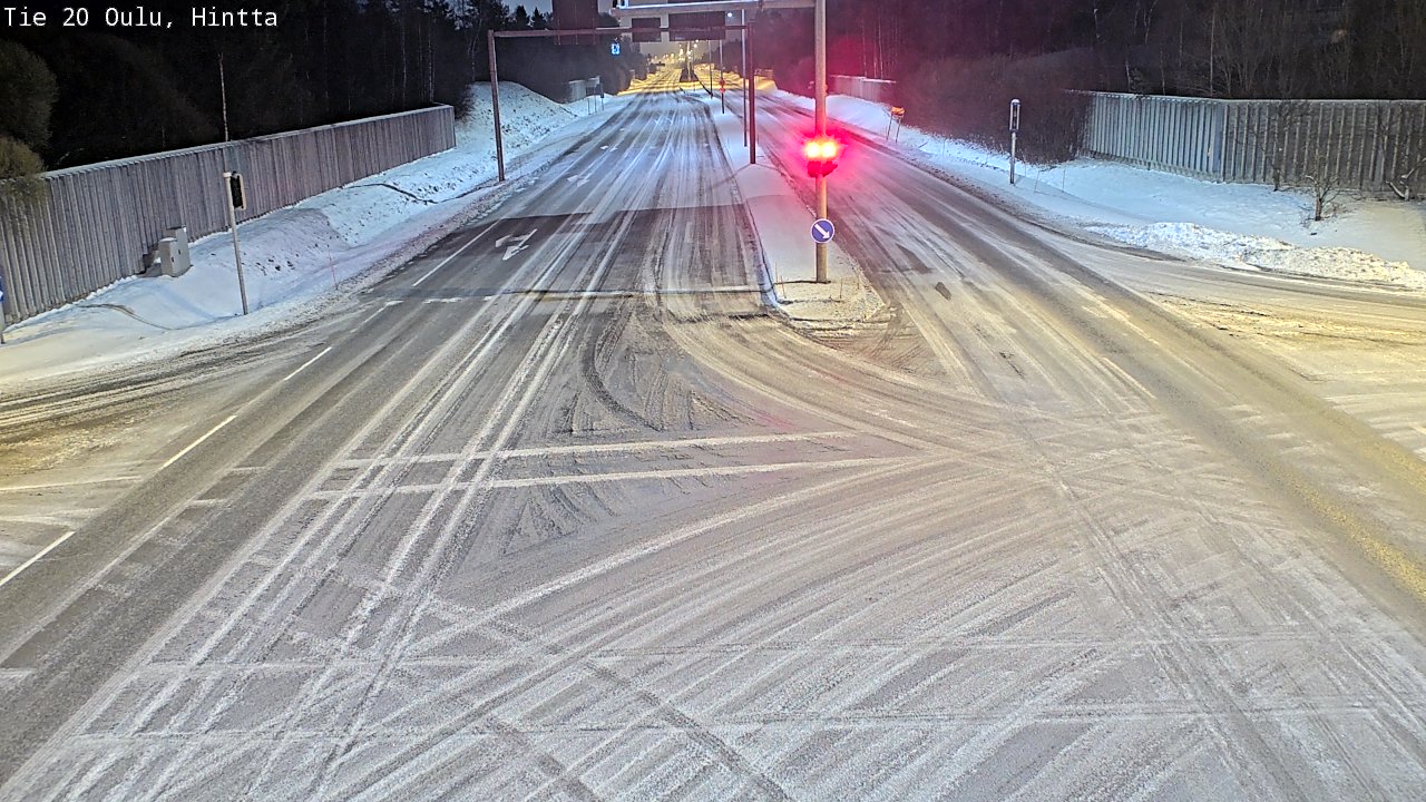 Weather Camera Image Road 20 Oulu, Hintta, Oulu, Pohjois-Pohjanmaa