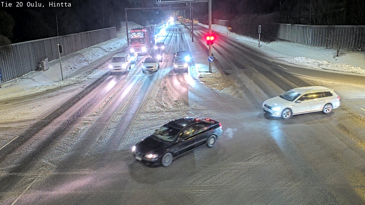 Weather Camera Image Road 20 Oulu, Hintta, Oulu, Pohjois-Pohjanmaa