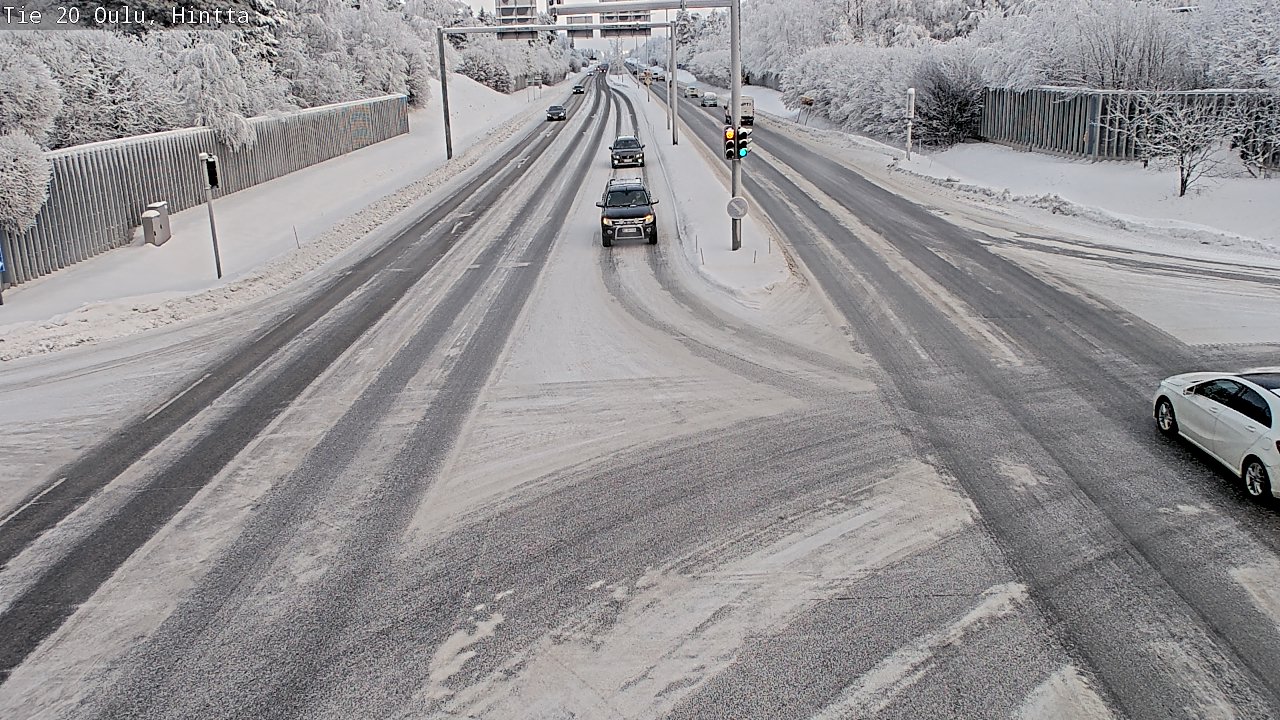 Weather Camera Image Road 20 Oulu, Hintta, Oulu, Pohjois-Pohjanmaa
