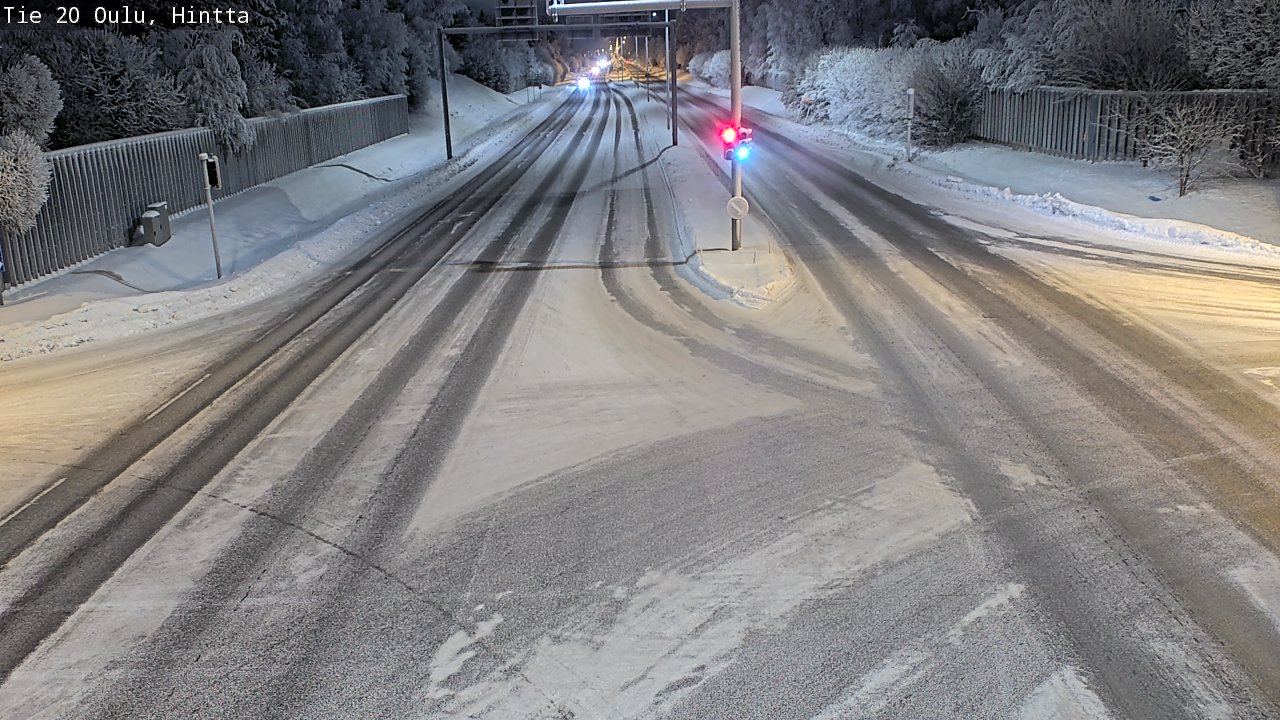 Weather Camera Image Road 20 Oulu, Hintta, Oulu, Pohjois-Pohjanmaa