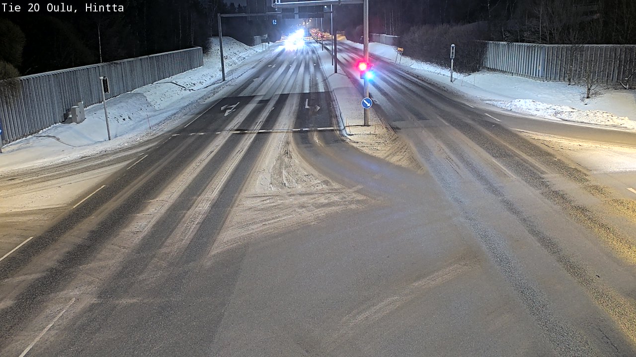 Weather Camera Image Road 20 Oulu, Hintta, Oulu, Pohjois-Pohjanmaa
