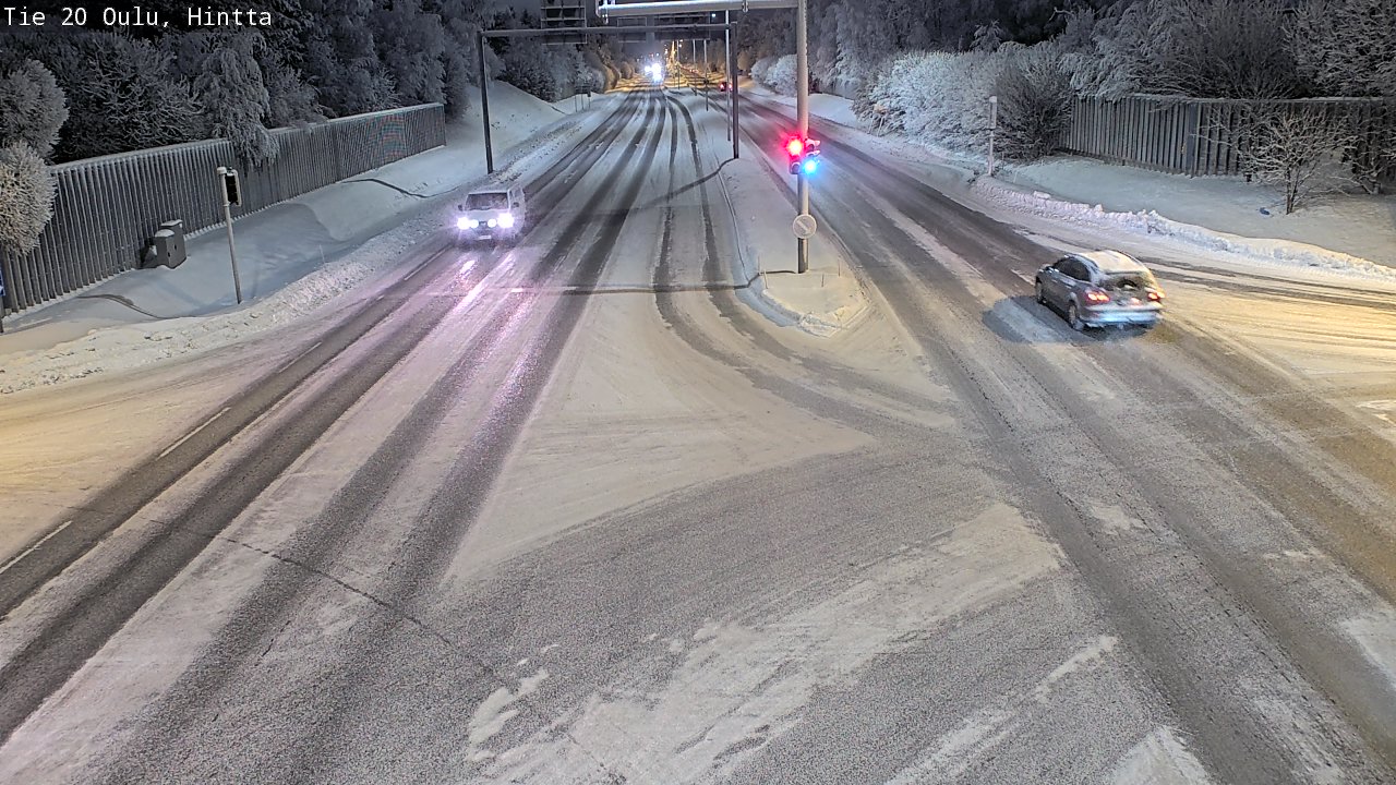 Weather Camera Image Road 20 Oulu, Hintta, Oulu, Pohjois-Pohjanmaa