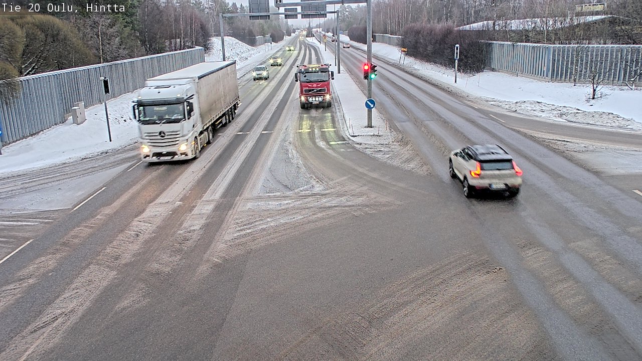 Weather Camera Image Road 20 Oulu, Hintta, Oulu, Pohjois-Pohjanmaa