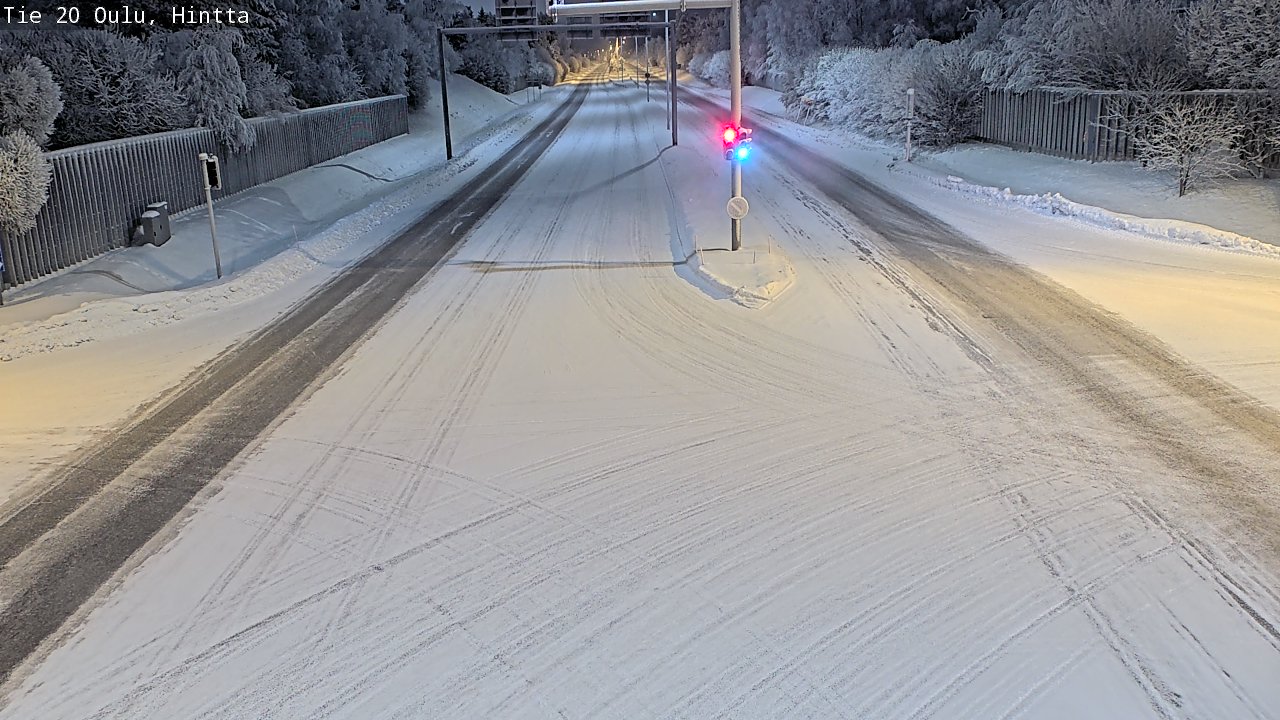 Weather Camera Image Road 20 Oulu, Hintta, Oulu, Pohjois-Pohjanmaa