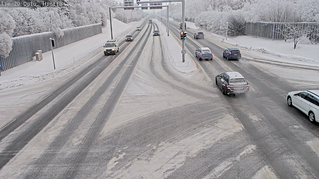 Weather Camera Image Road 20 Oulu, Hintta, Oulu, Pohjois-Pohjanmaa