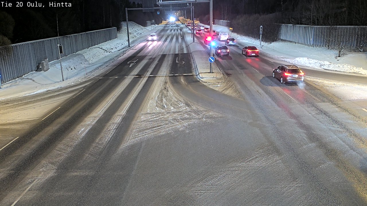 Weather Camera Image Road 20 Oulu, Hintta, Oulu, Pohjois-Pohjanmaa
