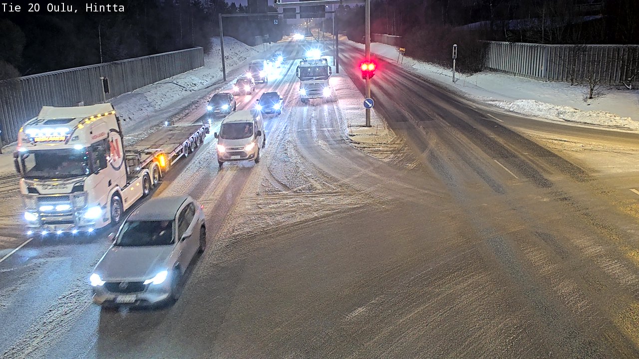 Weather Camera Image Road 20 Oulu, Hintta, Oulu, Pohjois-Pohjanmaa